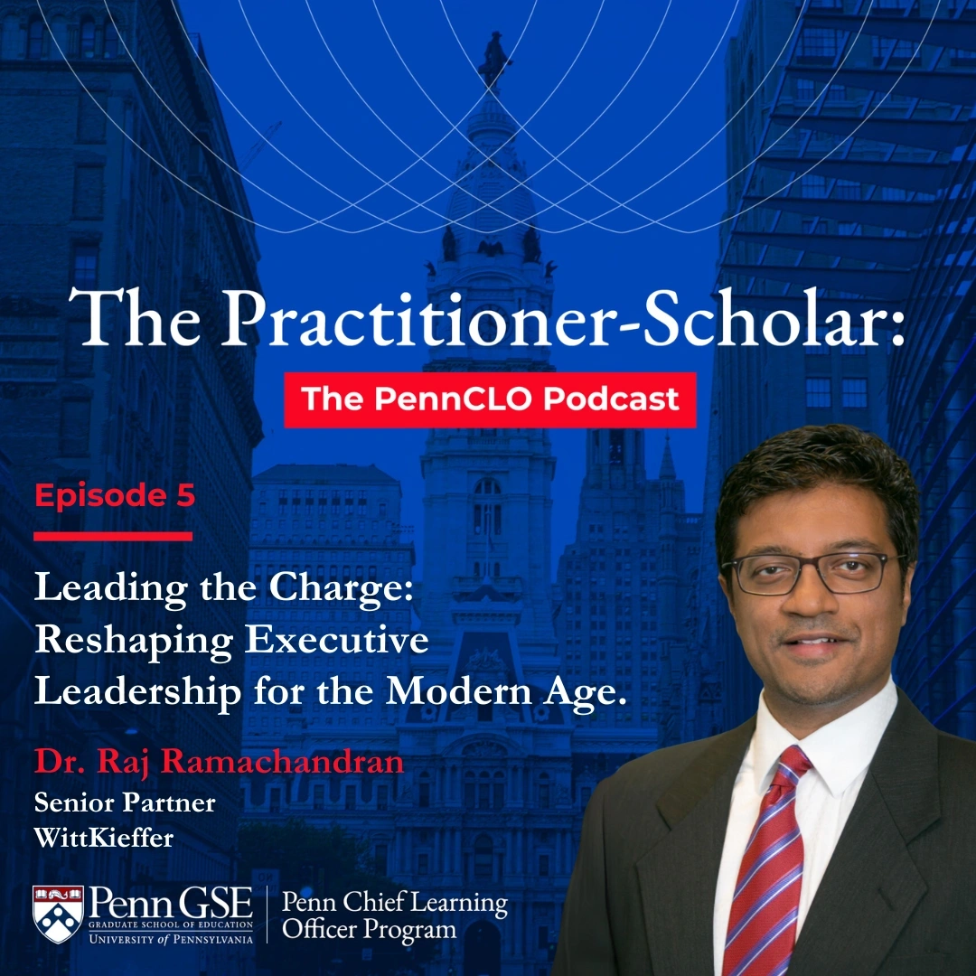 PennCLO Podcast episode 5 artwork with Dr. Raj Ramachandran's headshot and episode information