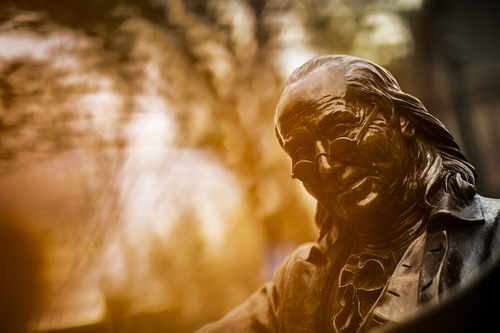 Ben Franklin sculpture