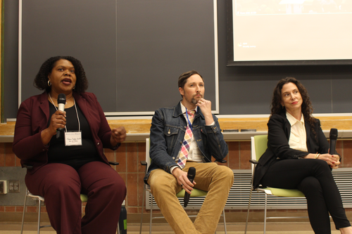 Left to right" Tomea Sippio-Smith, Ross Aikins and Sharon Ravitch