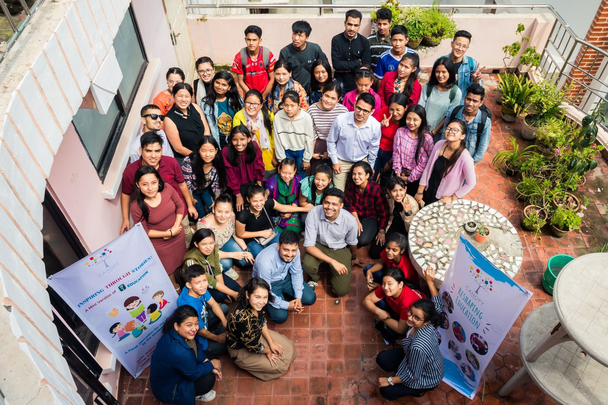 Canopy Nepal team and scholars