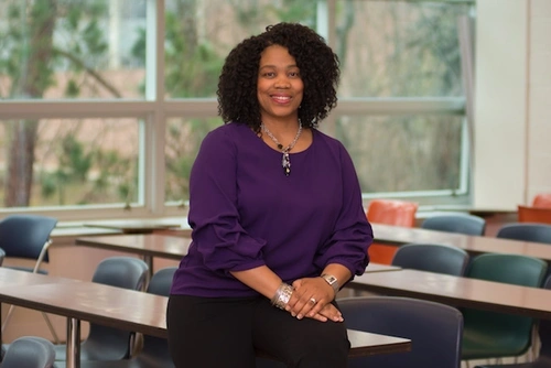 Dorinda Carter Andrews, a professor and chairperson of the Department of Teacher Education at Michigan State University