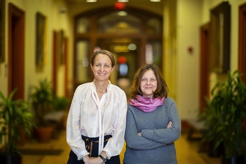 Sophie Rosenfeld, professor of history in the School of Arts and Sciences, left, and Sigal Ben-Porath, professor of education in the Graduate School of Education.
