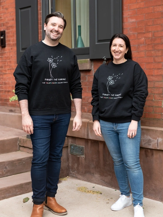 Penn GSE alum Epler (M.S.Ed.’14) and Vallieres (M.S.Ed.’13)