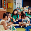  Rina Madhani shares books from her Start Lighthouse nonprofit with children in the Bronx