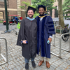 Brandon McCallister and Damani White-Lewis at graduation